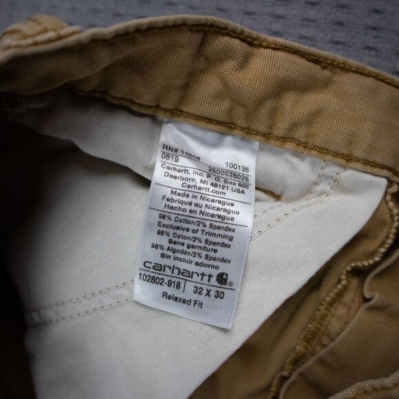 Carhartt Relaxed Fit Thrashed Double Knee 32x30 - Picture 4 of 8